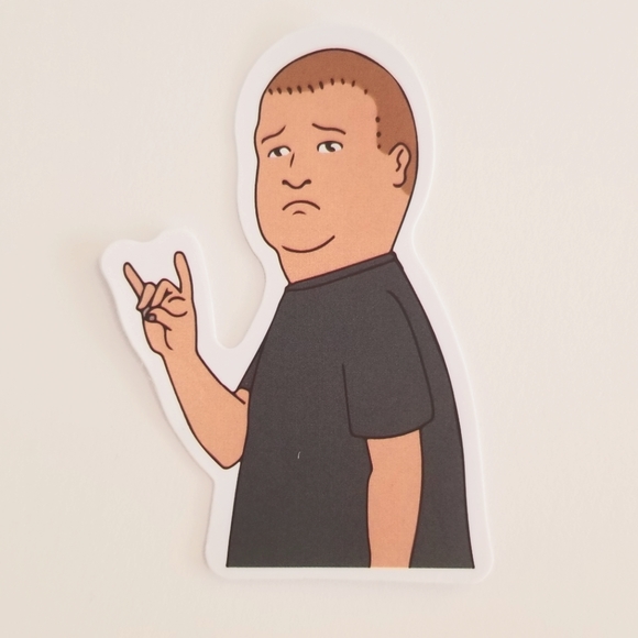 10/$10 Bobby Hill Sticker - Picture 1 of 1